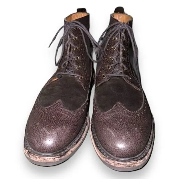 Polo Ralph Lauren Nickson Chocolate Brown Suede Boots 8.5