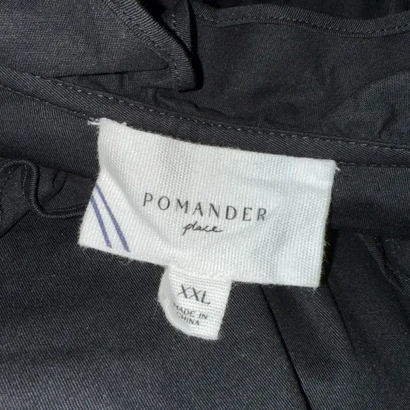Pomander Place Black Claiborne Dress Size XXL