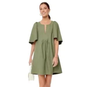 Pomander Place Finley Dress Size Small Short Flutter Sleeve Tuckernuck