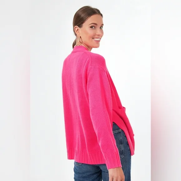 Pomander Place Hot Pink Slone Cardigan