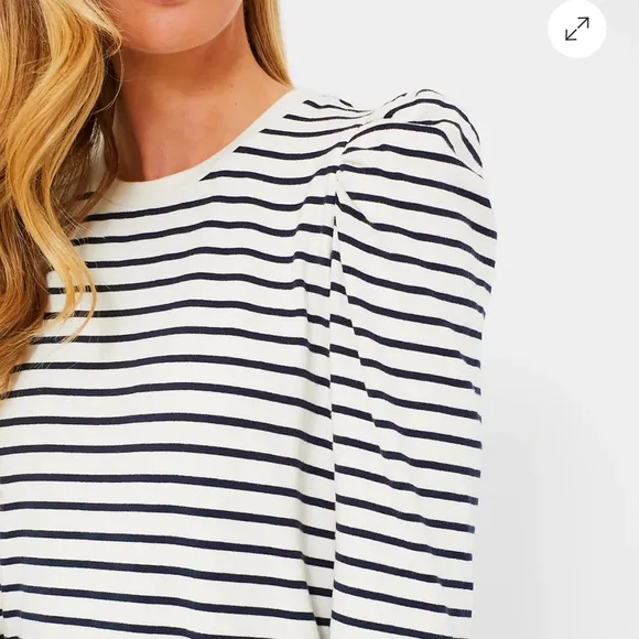 POMANDER PLACE Navy Stripe Vesty Mini Dress