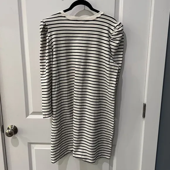 POMANDER PLACE Navy Stripe Vesty Mini Dress