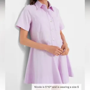 POMANDER PLACELilac Meryl Shirt Dress