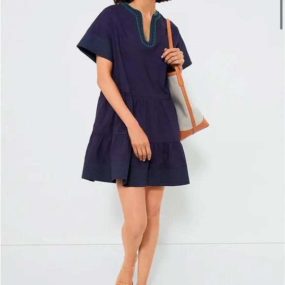 POMANDER PLACENavy Kinsley Dress