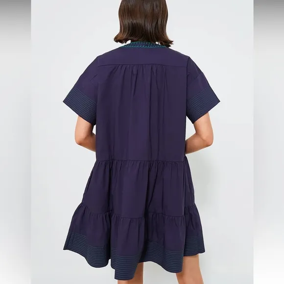 POMANDER PLACENavy Kinsley Dress