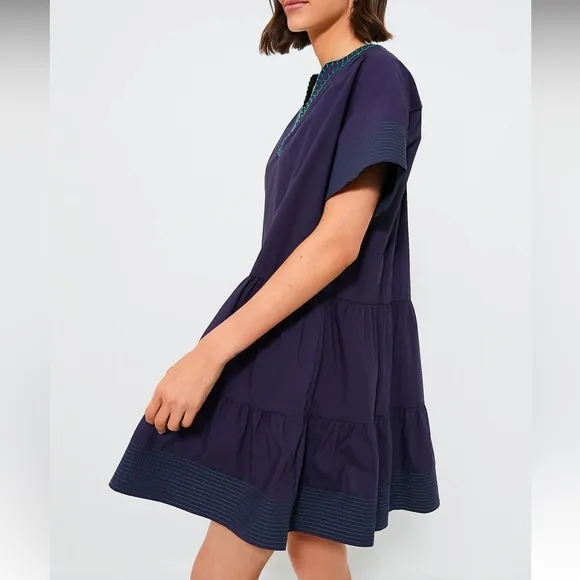 POMANDER PLACENavy Kinsley Dress