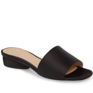 Pour La Victoire Mallory Black Slide Sandal Mules