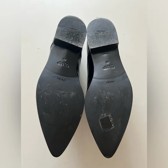 Prada Lace up Loafers