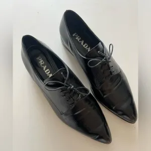Prada Lace up Loafers