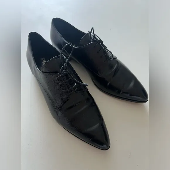 Prada Lace up Loafers