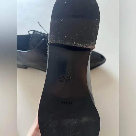 Prada Lace up Loafers