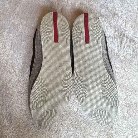 PRADA Linea Rossa Suede Espadrilles Loafers in Men’s 8