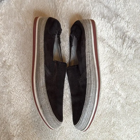 PRADA Linea Rossa Suede Espadrilles Loafers in Men’s 8
