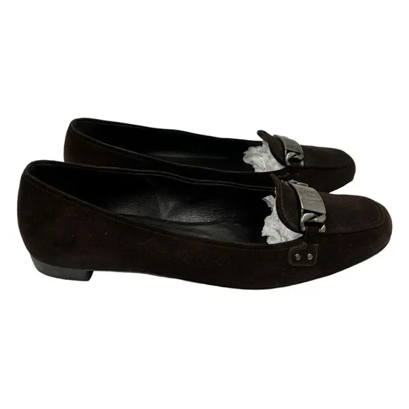 PRADA Suede Leather Loafers