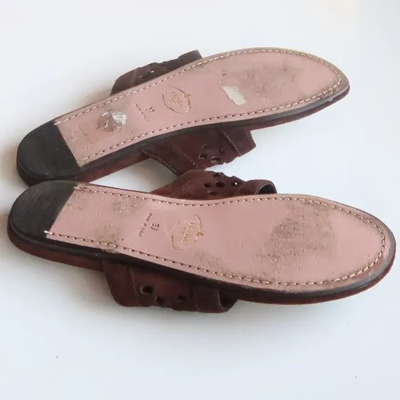 Prada Suede Slide Sandals Designer Summer Flats Casual Thong Sandals Flip Flops