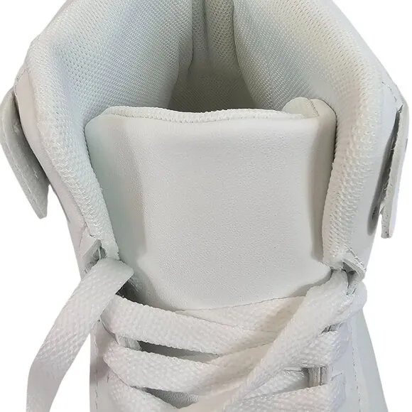 Pretty Little Things Womens 7 White Laceup HighTop Chunky Sole Platform Sneakers