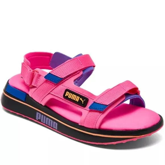 PUMA Future Rider Game On Size 6 Pink Sandals