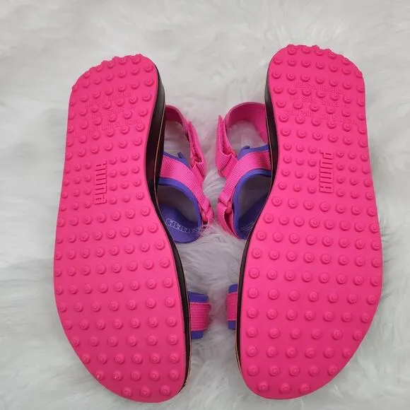 PUMA Future Rider Game On Size 6 Pink Sandals
