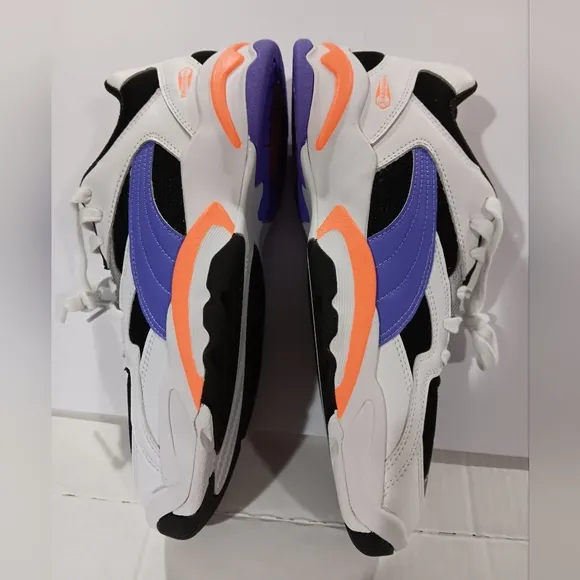 Puma Men's (Size 9.5) Black/Purple/Orange Performer Retro Sneakers (NWT)