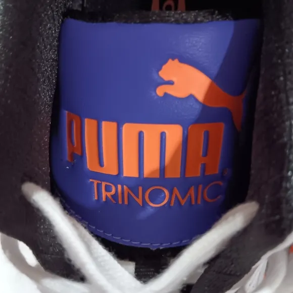 Puma Men's (Size 9.5) Black/Purple/Orange Performer Retro Sneakers (NWT)