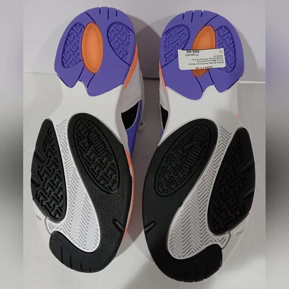Puma Men's (Size 9.5) Black/Purple/Orange Performer Retro Sneakers (NWT)