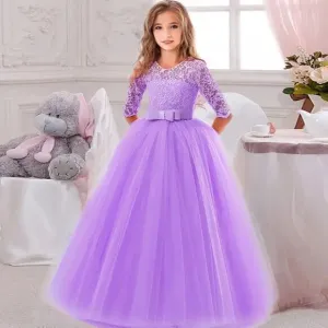 Purple Formal Princess Dress Girls 3T-14T