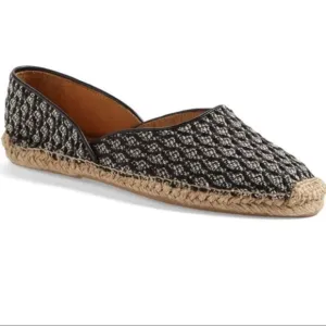 Rag &amp; Bone Georgie Woven Espadrille Slip On Flats 5 / 5.5