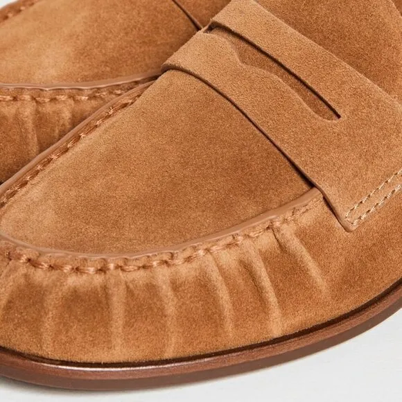 Rag &amp; Bone Sid Loafers – Tobacco Suede – Size 39.5​​