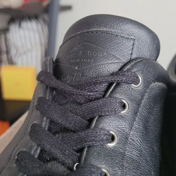 RAG &amp; bone sneakers black leather low top