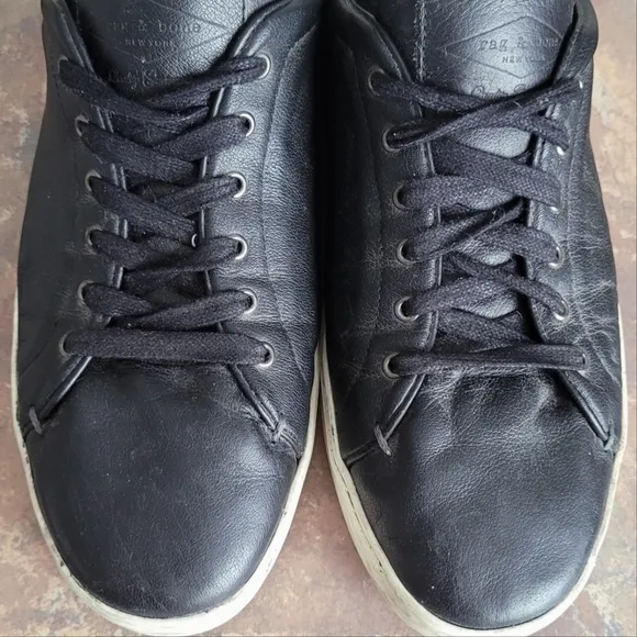 RAG &amp; bone sneakers black leather low top