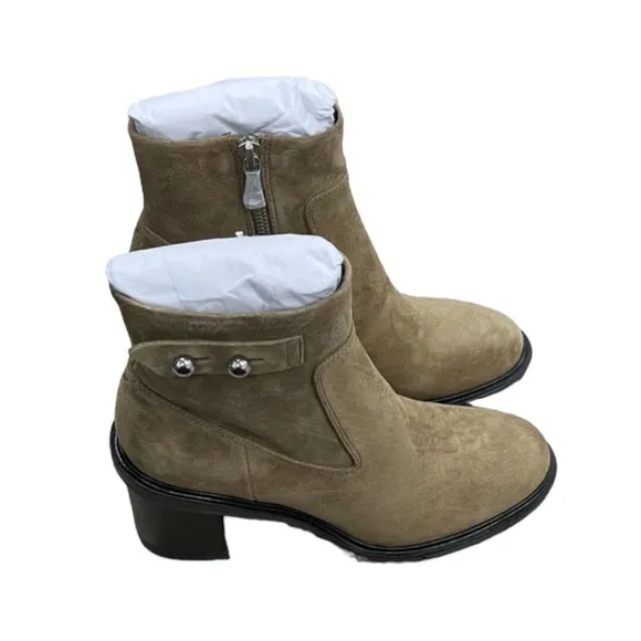 Rag &amp; Bone Soren Ankle Boots in Olive Suede