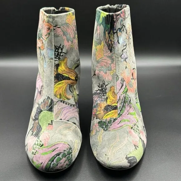 Rag &amp; Bone Gray Floral DREA Boots