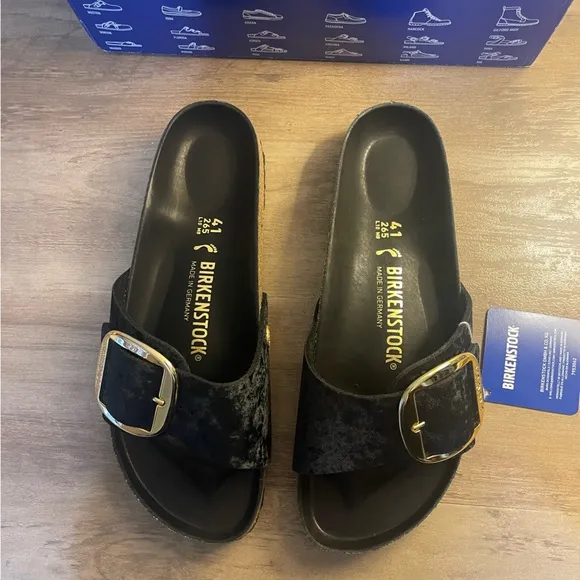 RARE Birkenstock Madrid Big Buckle Rivet Logo Sandals