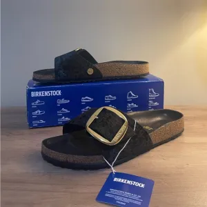 RARE Birkenstock Madrid Big Buckle Rivet Logo Sandals