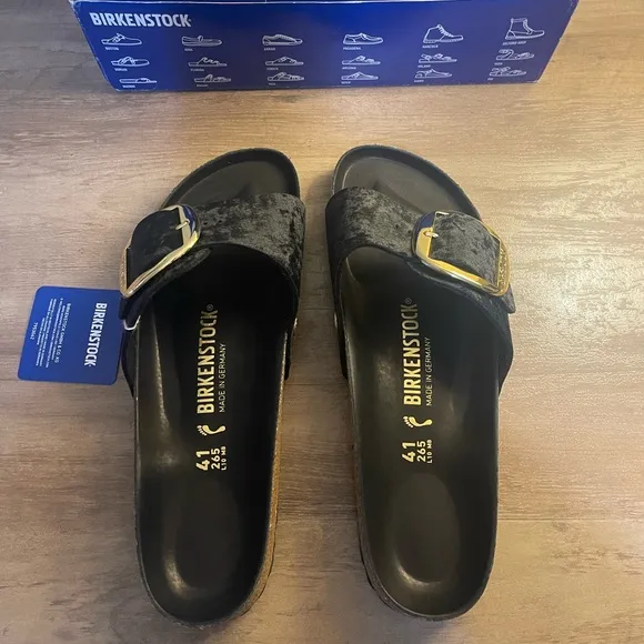 RARE Birkenstock Madrid Big Buckle Rivet Logo Sandals
