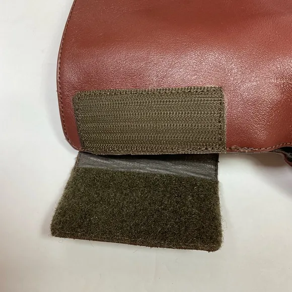 Rare Free People All Leather Flap Closure Half Calf Boots