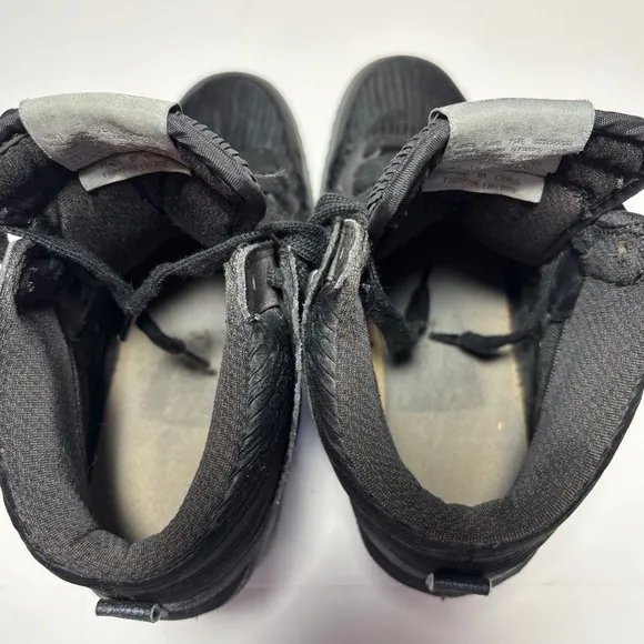 RARE Gray/Black Nike Sky Hi Dunks corduroy leather Wedge Sneaker Size 8 Women’s
