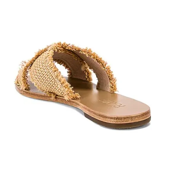 Raye Couer Sandals in Natural tan slides shoes Revolve Sz 7