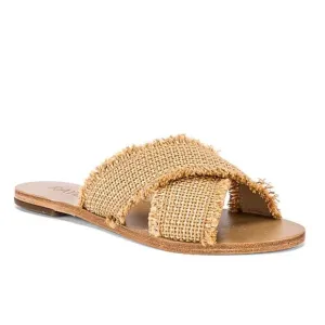 Raye Couer Sandals in Natural tan slides shoes Revolve Sz 7