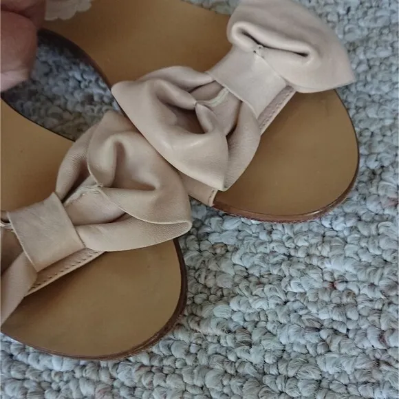 Red Valentino Bow leather Sandals size 37.5