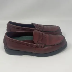 Red Wing 6605 Steel Toe Loafers Mens 9.5 EE Extra Wide Burgundy Safety Workwear