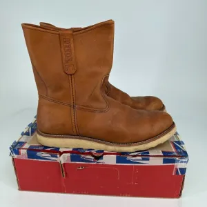 Red Wing Boots 866 Mens 13 D Pull On Brown Leather Traction Tred 2011 Rare