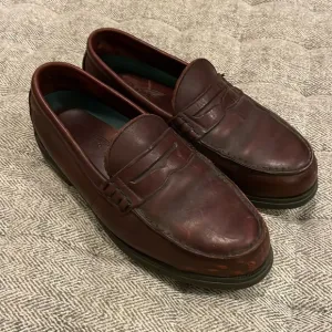 Red Wing steel toe burgundy loafers size 9.5 EE