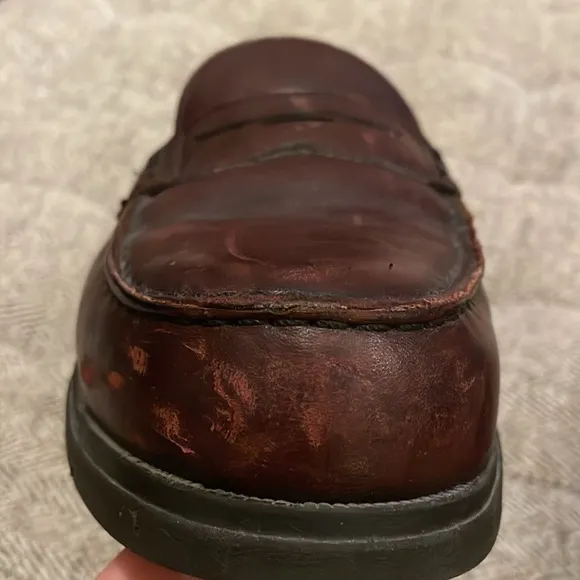 Red Wing steel toe burgundy loafers size 9.5 EE
