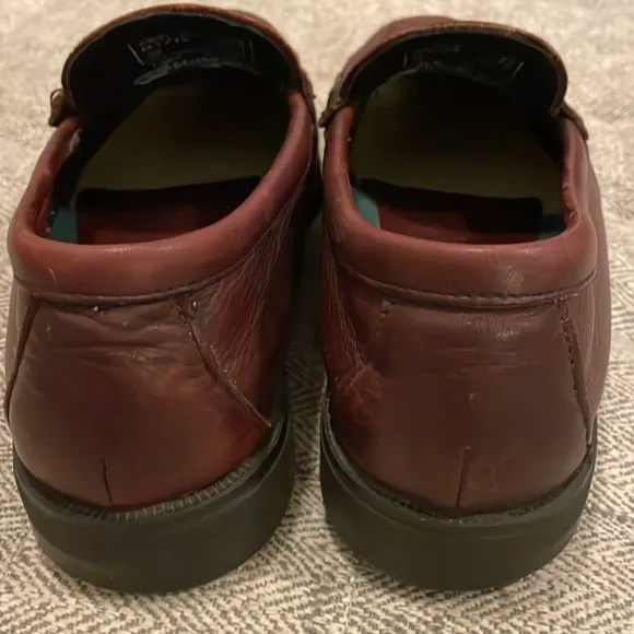 Red Wing steel toe burgundy loafers size 9.5 EE