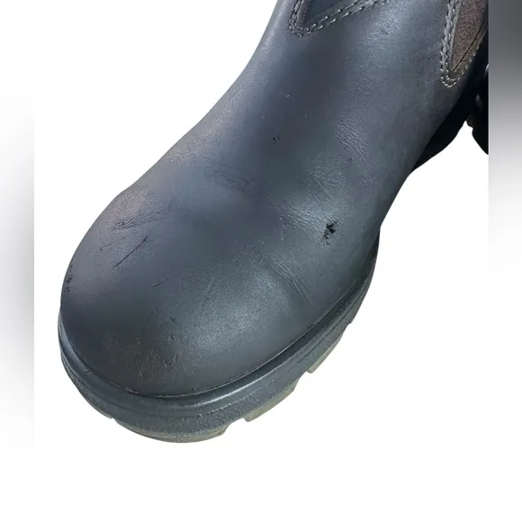 Redback Men's brown Leather Pull On Chelsea Work Boots