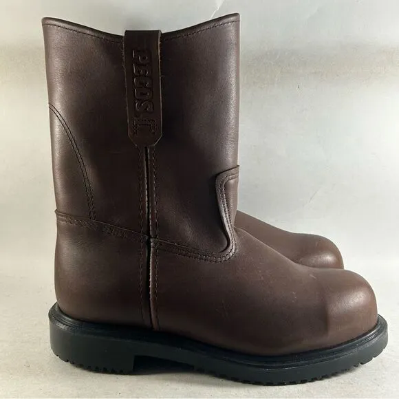 Red Wing Pecos 8241 9” Pull On Leather Boots Brown Men's Size 6 EEE