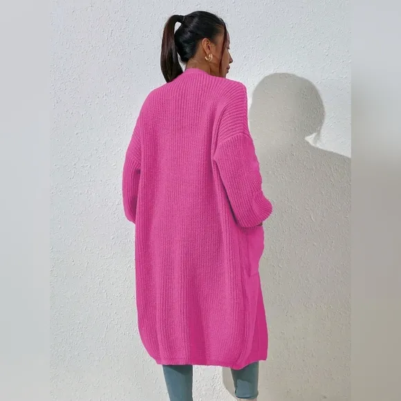 Relaxiva Dual Pocket Drop Shoulder Cardigan