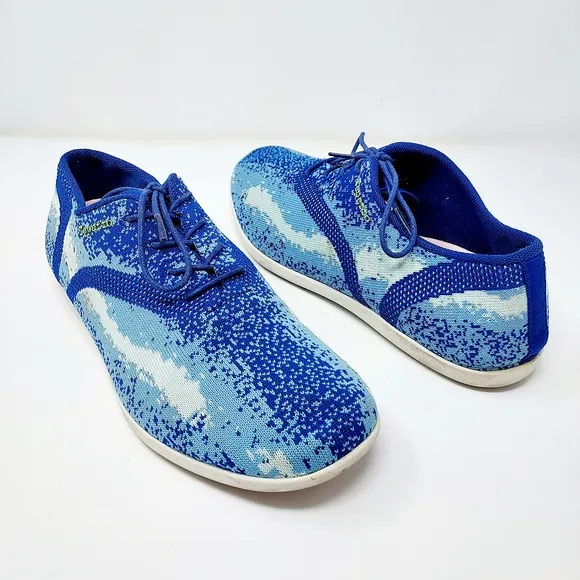 Repetto Blue &amp; White Fabric Sneakers Size 7.5