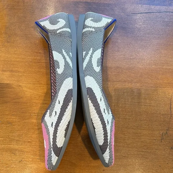 Retired Rothy’s The Point Flat Pink Moroccan women’s size 8 new without box